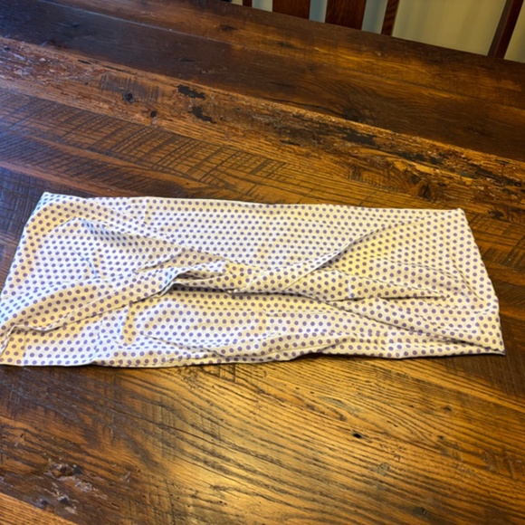 Lavender Polka Dot Silky Infinity Scarf - Picture 2 of 6